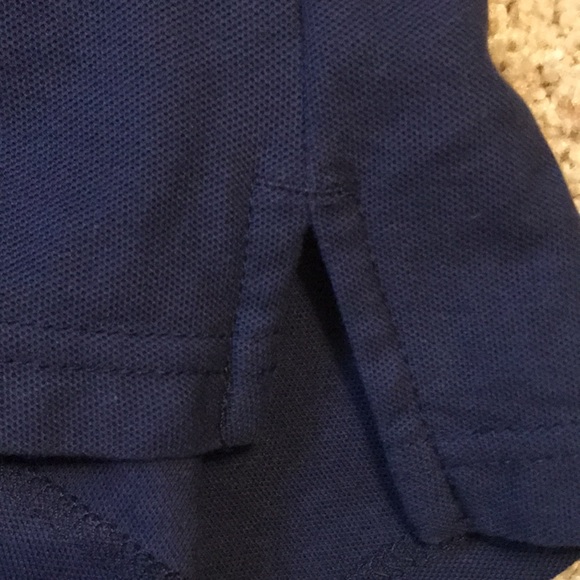 Izod Navy Short Sleeve Collared Button-up - Picture 7 of 13